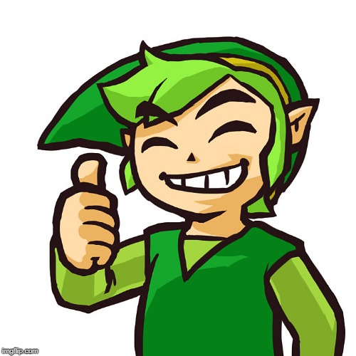 Happy Link | image tagged in happy link | made w/ Imgflip meme maker