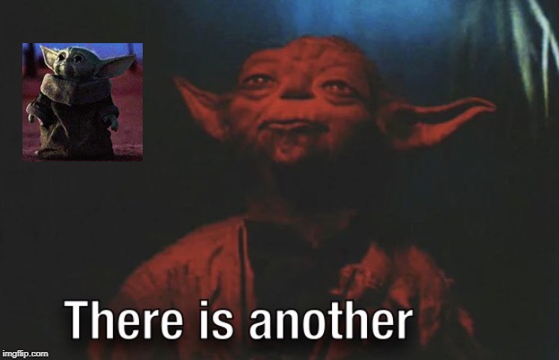 Baby Yoda was the true other | image tagged in there is another | made w/ Imgflip meme maker
