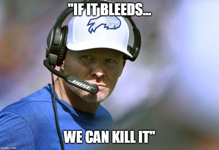 Sean McDermott | "IF IT BLEEDS... WE CAN KILL IT" | image tagged in sean mcdermott | made w/ Imgflip meme maker