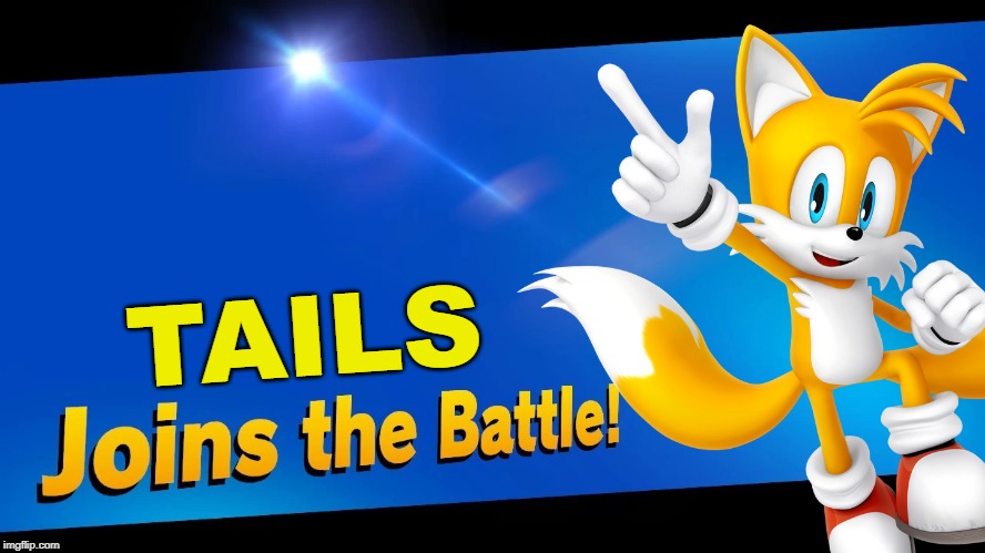 Super Sonic and Super Tails Blank Template - Imgflip