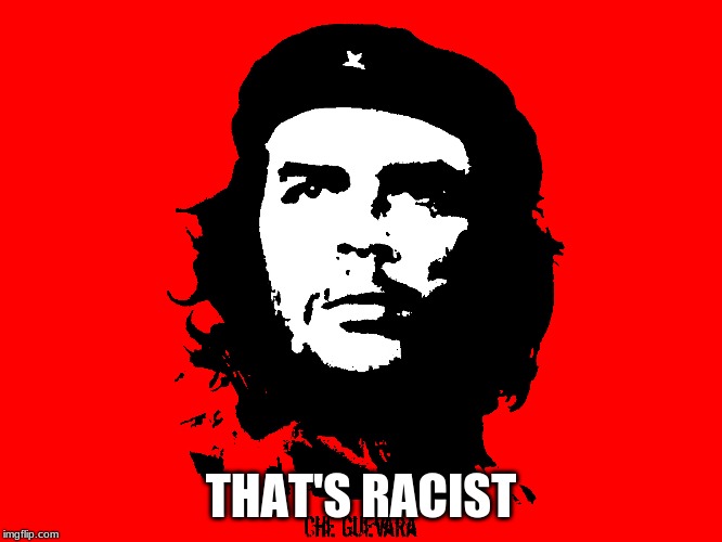 Che Guevara Revolution | THAT'S RACIST | image tagged in che guevara revolution | made w/ Imgflip meme maker