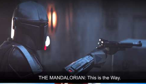 Mandalorian this is the way Blank Meme Template
