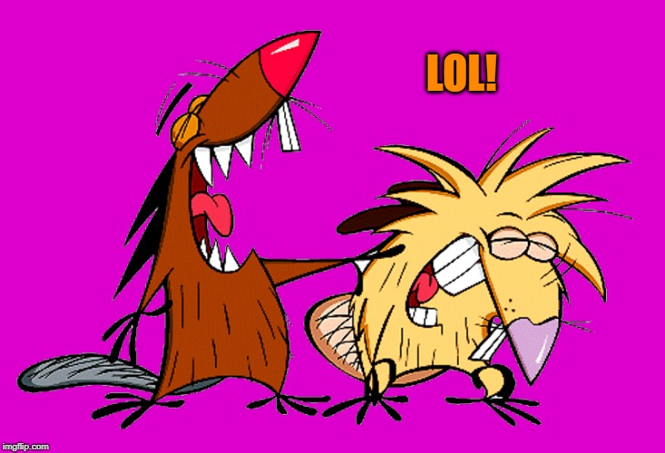 angry beavers | LOL! | image tagged in angry beavers | made w/ Imgflip meme maker