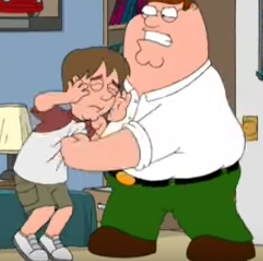 Peter Beating up Kyle Blank Meme Template