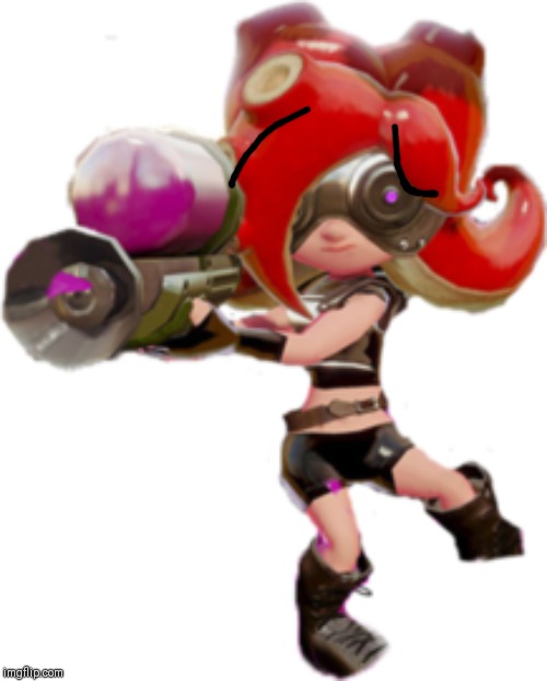 Octoling | image tagged in octoling | made w/ Imgflip meme maker