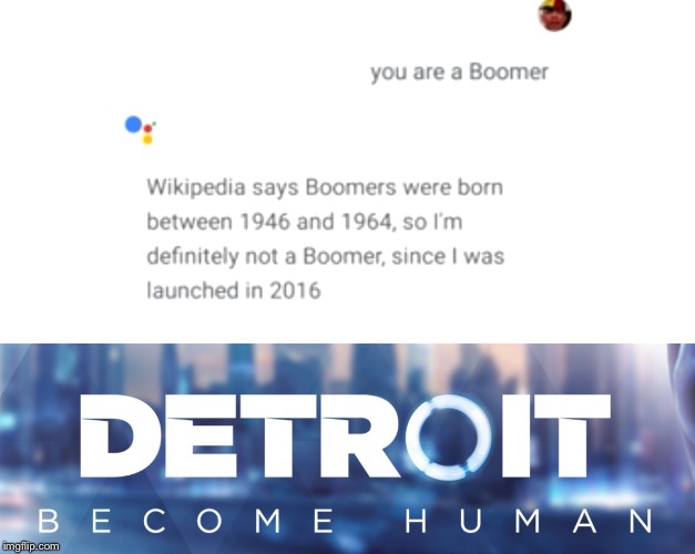 image tagged in detroit become human logo | made w/ Imgflip meme maker