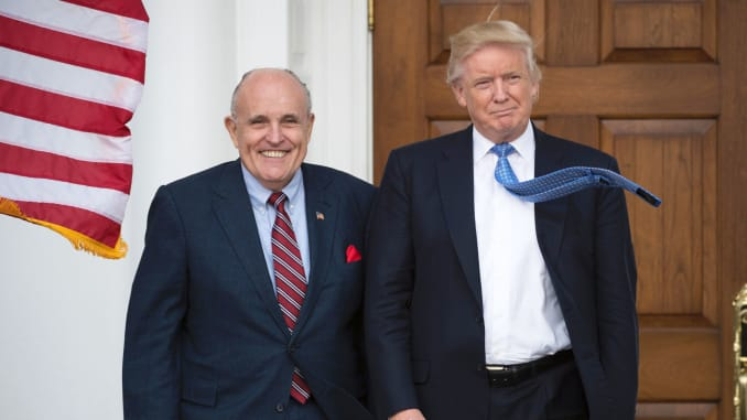 trump giuliani Blank Meme Template