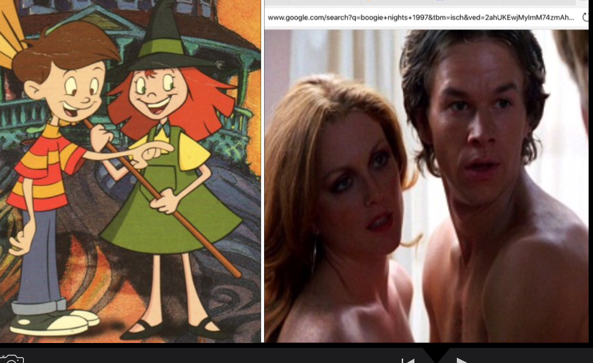 High Quality LITTLE WITCH AND MARCUS AROUND TWENTY YEARS LATER! Blank Meme Template