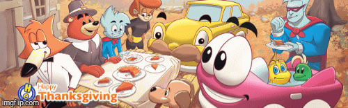 Humongous Thanksgiving Party! | image tagged in gifs,party | made w/ Imgflip images-to-gif maker