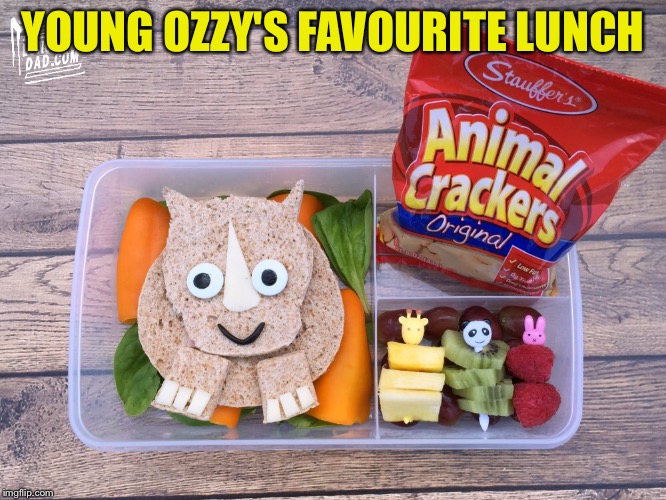YOUNG OZZY'S FAVOURITE LUNCH | made w/ Imgflip meme maker