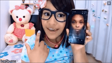 Nerdy Colombian Teen with Braces wants to Beat Up 32 Yr Old Black Female shoplifter | image tagged in gifs,nerd,braces,glasses,racist,latina | made w/ Imgflip video-to-gif maker