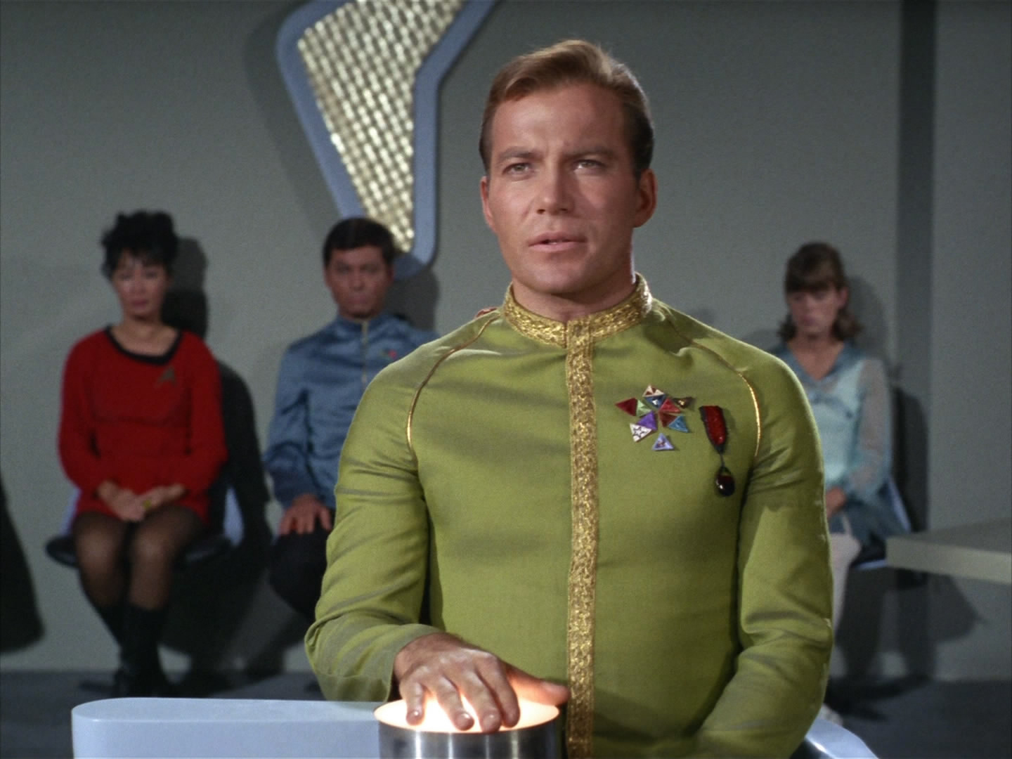 High Quality Star Trek Kirk Court Martial Blank Meme Template