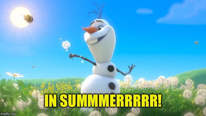 Olaf | IN SUMMMERRRRR! | image tagged in olaf | made w/ Imgflip meme maker