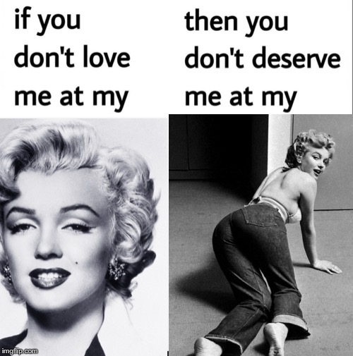 Marilyn be thiccy | image tagged in memes,thicc,marilyn monroe,dayum,butts | made w/ Imgflip meme maker