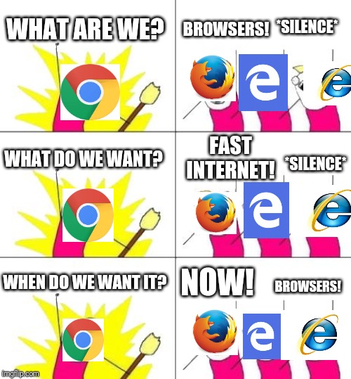 Internet Browsers What Do We Want