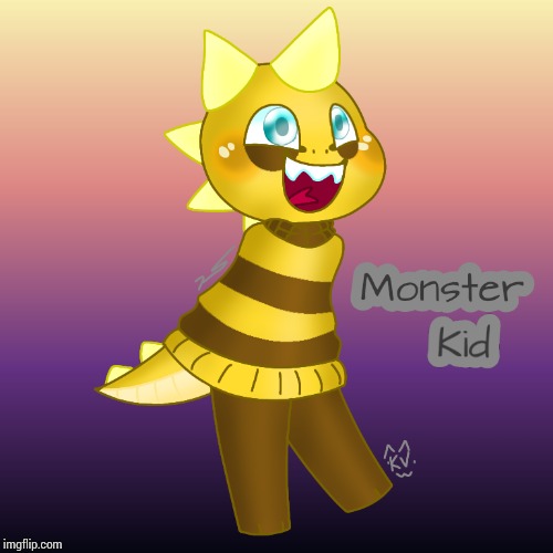 Monster Kid | image tagged in undertale,monster kid,toby fox,art,drawing | made w/ Imgflip meme maker
