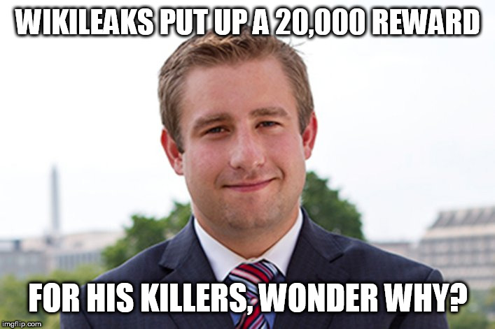 I am Seth Rich | WIKILEAKS PUT UP A 20,000 REWARD; FOR HIS KILLERS, WONDER WHY? | image tagged in i am seth rich | made w/ Imgflip meme maker