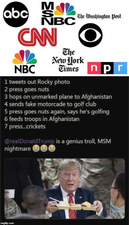 That's my President...and yours too! | MEDIA LIES WILL ASSURE TRUMP'S SECOND TERM AS PRESIDENT | image tagged in lib mainstream media,media lies,media bias,president trump,election 2020,memes | made w/ Imgflip meme maker