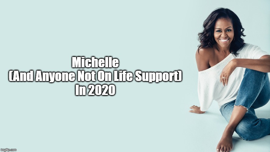 Michelle
(And Anyone Not On Life Support)
In 2020 | made w/ Imgflip meme maker