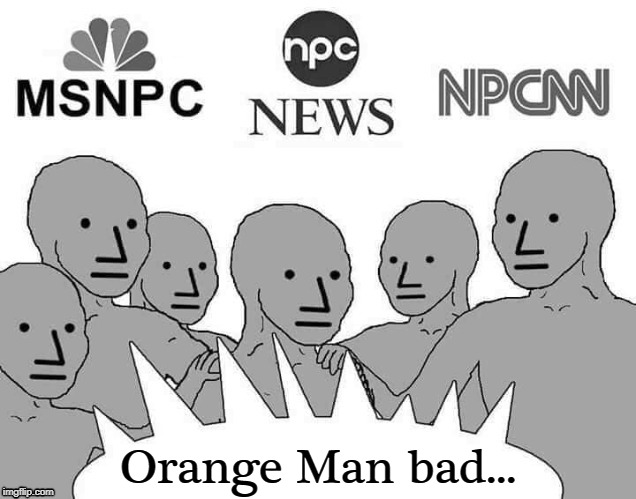Orange Man bad... | made w/ Imgflip meme maker