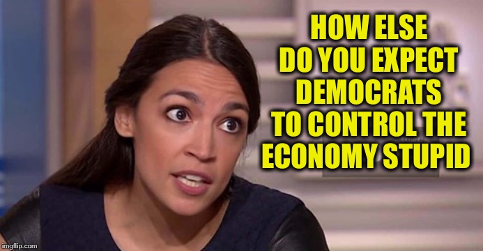 HOW ELSE DO YOU EXPECT DEMOCRATS TO CONTROL THE ECONOMY STUPID | made w/ Imgflip meme maker