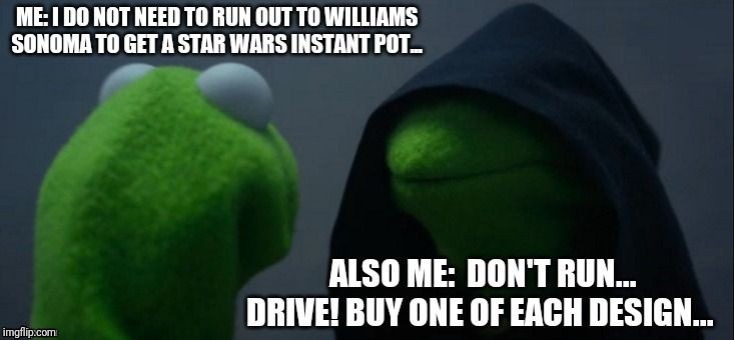 image tagged in evil kermit,instant pot | made w/ Imgflip meme maker