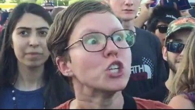 Angry Liberal | image tagged in angry liberal | made w/ Imgflip meme maker