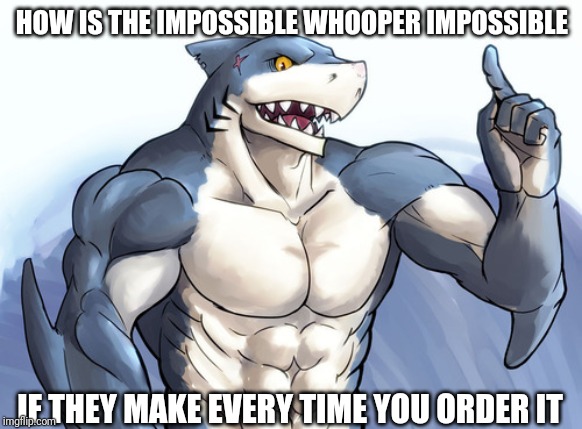 How to idea? | HOW IS THE IMPOSSIBLE WHOOPER IMPOSSIBLE; IF THEY MAKE EVERY TIME YOU ORDER IT | image tagged in how to idea | made w/ Imgflip meme maker