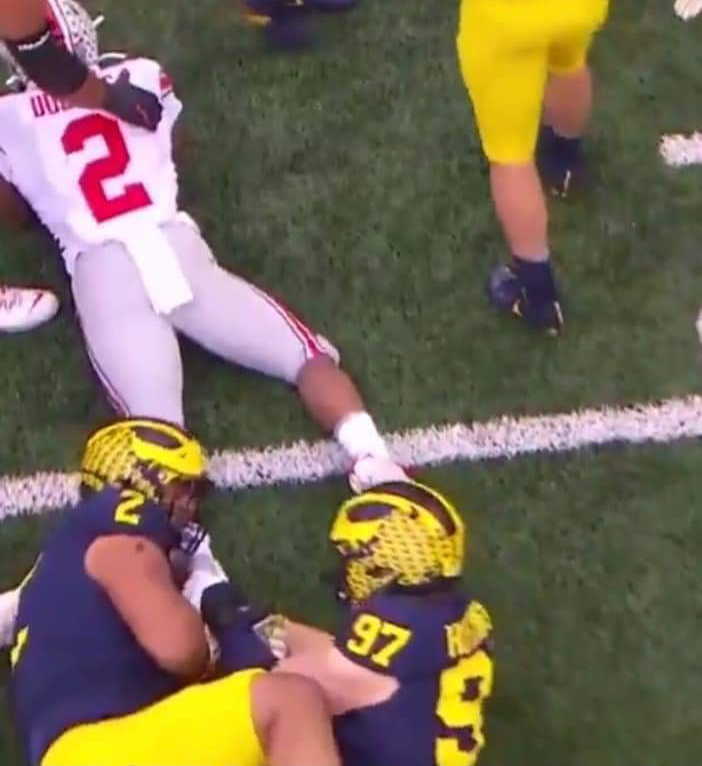 OSU and Michigan Blank Meme Template