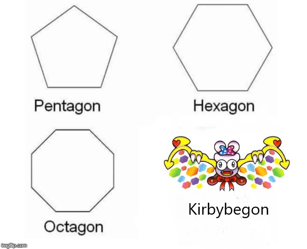 Yes I'm a fan of kirby | image tagged in kirby,marx | made w/ Imgflip meme maker
