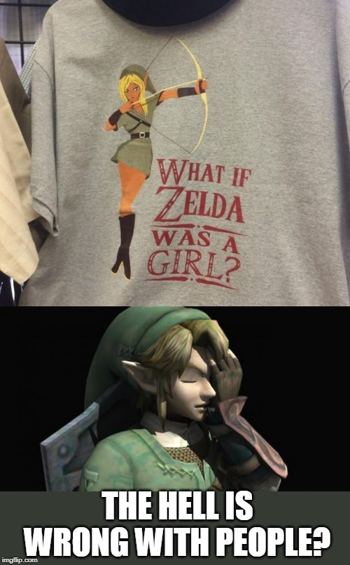 WHO MADE THIS? AND WHO WOULD BUY IT? | THE HELL IS WRONG WITH PEOPLE? | image tagged in memes,link,zelda,legend of zelda | made w/ Imgflip meme maker