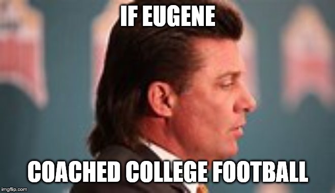 The Walking Dead football coach | IF EUGENE; COACHED COLLEGE FOOTBALL | image tagged in mullet | made w/ Imgflip meme maker