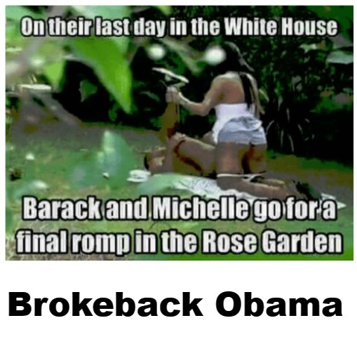 Brokeback Obama | image tagged in brokeback mountain,that shit aint right,gay douchebag,douchebag,bubba and barack,michelle obama | made w/ Imgflip meme maker