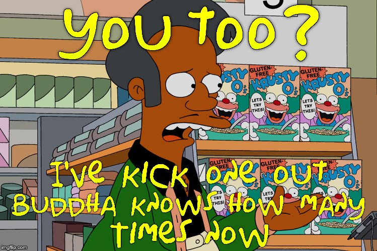 Muppet lady | image tagged in simpsons,the muppets | made w/ Imgflip meme maker