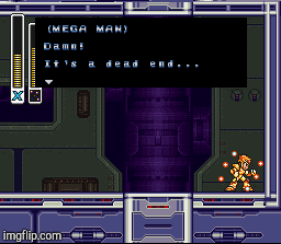 MegaMan X Damn! | image tagged in gifs,gaming | made w/ Imgflip images-to-gif maker