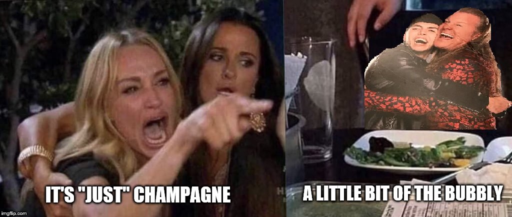 Just Champagne or A Little Bit Of The Bubbly A LITTLE BIT OF THE BUBBLY; IT...