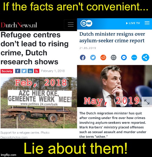 Political Science 101 | If the facts aren't convenient... Feb, 2018; May, 2019; Lie about them! | image tagged in fake news | made w/ Imgflip meme maker
