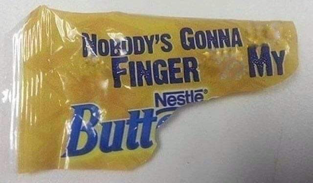 Butt in fingers Blank Meme Template