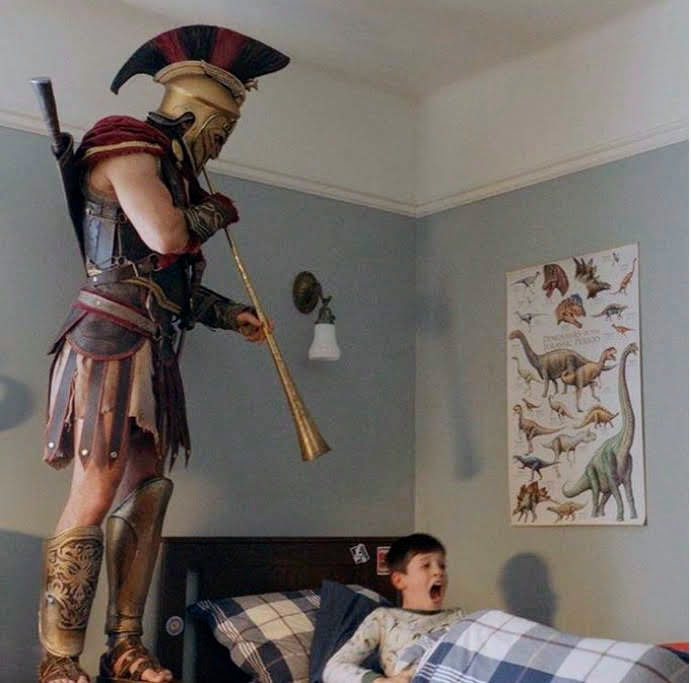 Alexios Wake Up Call Blank Meme Template