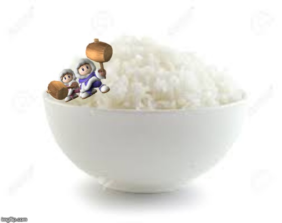 Rice Climbers | image tagged in super smash bros,memes,video games | made w/ Imgflip meme maker