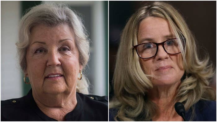 Juanita Broaddrick/Christin Blasey Ford Blank Meme Template