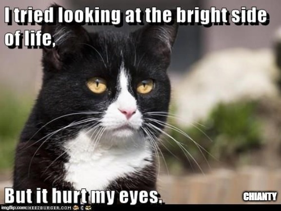 Bright Side | CHIANTY | image tagged in hurt | made w/ Imgflip meme maker