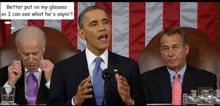 Biden sees what Obama's saying | image tagged in biden,obama,see,glasses,boehner | made w/ Imgflip meme maker