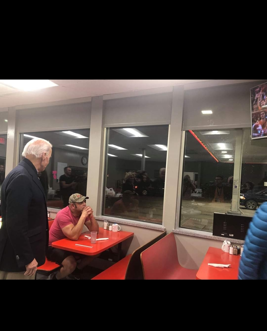 Creepy uncle Joe Blank Meme Template