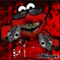 High Quality Gangster Elmo Blank Meme Template