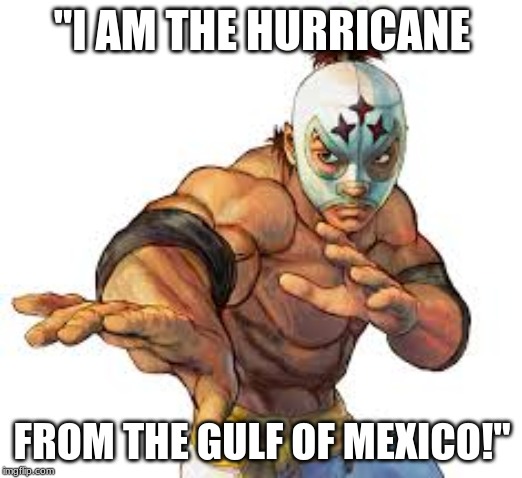 "I AM THE HURRICANE FROM THE GULF OF MEXICO!" | made w/ Imgflip meme maker