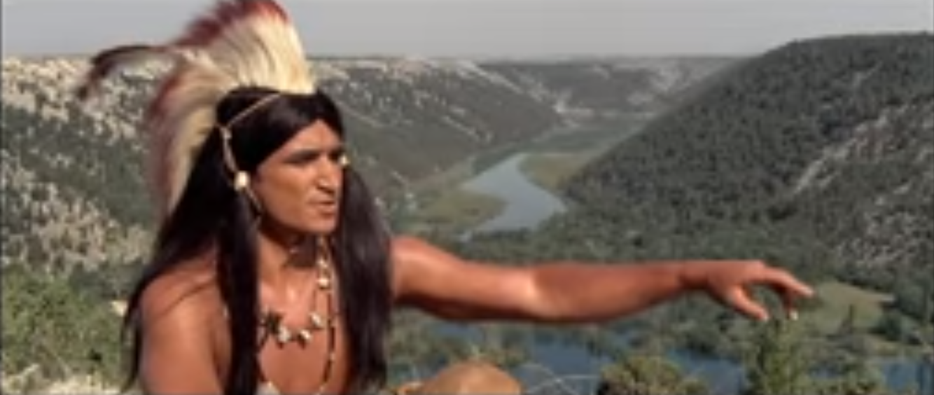 High Quality dakota indian chieftain  talk, showing Blank Meme Template