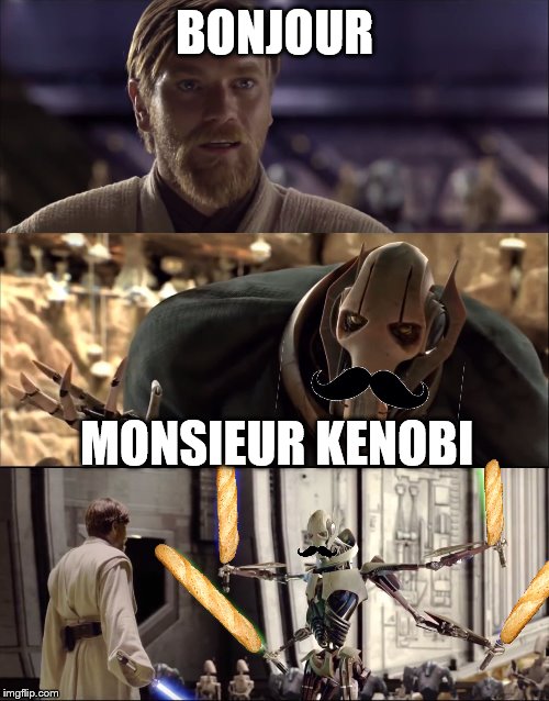 Hello There Obi Wan Vs Grievous Memes Gifs Imgflip