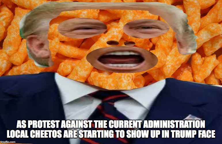 FUNNY TRUMP MEME TRUMP IS CHEETO XD 😂😂😂 SO FUNNY PLEASE SHARE :  r/ComedyCemetery