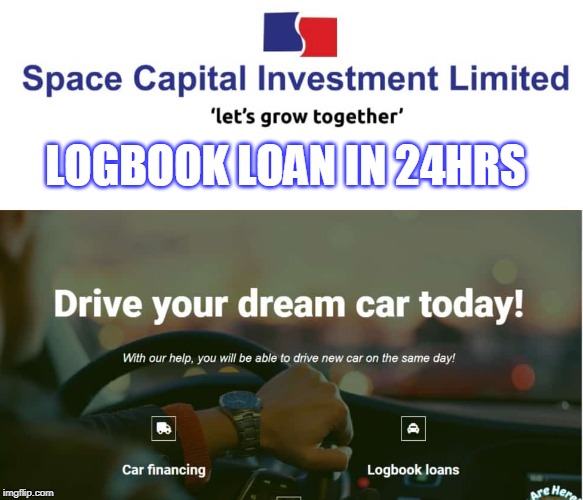 Space Capital | LOGBOOK LOAN IN 24HRS | image tagged in space capital | made w/ Imgflip meme maker